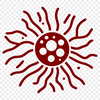 Microscopic Marvels SVG Design Anatomical illustration of bacteria cells in microscopic detail.