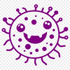 Microscopic Illustration of a Bacteria Cell A detailed illustration of a bacteria cell in vector format.