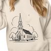 Beautiful Baptist Church Vector Art Design SVG design of a Baptist church exterior with detailed architecture, ideal for vector art projects.