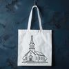 Beautiful Baptist Church Design in Vector Format Baptist church building design in vector format