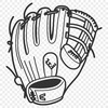 Baseball Icon Design A stylized illustration of a baseball with intricate details, suitable for vector art design.