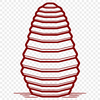 A detailed vector illustration of a beehive, suitable for digital cutting machines like Cricut or commercial design projects.