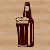 Beer in a Glass Vector Illustration A digital illustration of a glass containing beer, suitable for vector art and cutting machine designs.