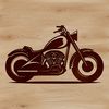 High-Resolution Motorcycle Graphics A high-quality vector graphic of a motorbike in various angles.