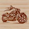 Free Motorbike Illustration A sleek vector illustration of a motorcycle with detailed design elements.