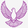 Beautiful Dove Graphic Vector A white bird with smooth wings, symbolizing peace and serenity in various cultures.