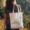 Beautiful Bird Illustration in Vector Format A detailed illustration of a dove in various formats including SVG, PDF, and DXF.