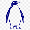 Free Bird Vector Art A simple illustration of a penguin, a type of bird found in Antarctica.