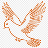 Free SVG Dove Icon for Designers A free-use dove icon designed as a scalable SVG file for various applications.