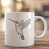 Colorful Vector Bird Design A colorful illustration of a hummingbird in flight, created as vector art.