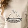 Free Boat Clip Art A simple boat design in vector format.