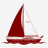 Vector Boat Illustration for Digital Cutting Machines A detailed vector illustration of a boat designed for cutting machines like Cricut.