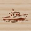 A high-quality vector illustration of a sailboat on calm waters.