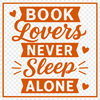 Close-up illustration of a person holding a book with inspirational quote written in bold font