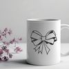 Free Vector Bow Design Template A simple ribbon-like bow made from a vector shape.