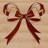 Vibrant Bow Graphic Design Colorful ribbon bow graphic design for crafting and digital use.
