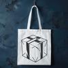 Geometric Vector Box Illustration A geometrically precise 2D representation of a box in vector format.