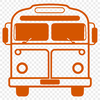 Vector Vehicle Design A stylized illustration of a bus, suitable for vector graphics and design projects.