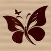 Beautiful Butterfly in Flight SVG Design A colorful illustration of a butterfly in flight, suitable for vector graphics design.
