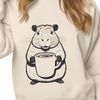 Large Animal SVG Design Large South American rodent in an upright position.