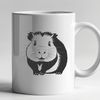 Simple Capybara Design Vector graphic of a capybara animal in a simple design style suitable for various uses.