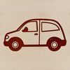 A detailed SVG illustration of a vehicle, suitable for cutting and crafting with a Cricut or laser cutter.
