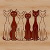Curious Cat Clip Art Vector Design A whimsical illustration of a curious domesticated cat, suitable as clip art for various design projects.