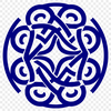 A traditional Celtic-inspired ornate shape with intricate patterns and embellishments, perfect for various digital projects.