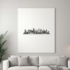 Beautiful City Skyline Graphics Illustrated city skyline with iconic buildings and streets.
