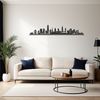 Cityscape Illustration in Editable Vector Format A digital representation of a city skyline, created as an editable vector graphic.