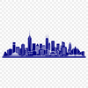An SVG design featuring a stylized metropolis with tall skyscrapers and vibrant urban atmosphere.