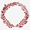 Decorative Wreath Template A floral wreath designed as a digital template for cutting machines like Cricut.