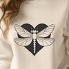 Beautiful Vector Graphic Design A colorful illustration of a dragonfly in flight, created as a scalable vector graphic (SVG) design.