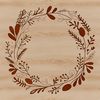 An open-source vector graphic illustration of a woven flower wreath suitable for various digital applications.