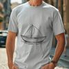 Beautiful Vector Boat Clip Art A high-quality vector boat illustration suitable for cutting machines like Cricut or laser cutters.