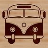 Modern Bus Vector Design A high-quality digital representation of a bus vehicle, suitable for vector design projects.