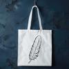 Beautiful Feather Vector Graphic A high-quality, editable vector illustration of a single feather with detailed texture and shape.