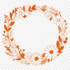 Decorative SVG Wreath Design for Cutting Machines An SVG illustration of a decorative floral wreath suitable for various cutting machines and design software.