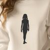 Free Vector Art for Digital Design Young girl illustration in vector format for digital use.
