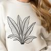 Delicate Green Leaf Icon An isolated vector graphic of a green leaf with realistic texture and shape.