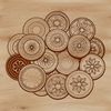 Stacked Coins Vector Design SVG design illustration of various coins in a stack, ideal for crafting and DIY projects.