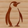 Adorable Penguin SVG Graphics A simple vector design featuring a penguin, a classic animal often used in children's artwork and educational materials.