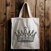 Vector Crown Design Graphic A royalty-free vector illustration of a crown in SVG format, suitable for digital design projects.