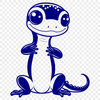 Detailed Salamander Vector Illustration A detailed digital illustration of a salamander, suitable for vector art and graphic design projects.