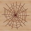 A detailed illustration of a spider web in high-quality vector format.