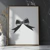 Tied Ribbon Accent A decorative bow with tied ribbon ends.