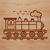 Beautiful Train Vector Graphics Train illustration in vector format, suitable for printing or digital use.