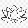Blossoming Lotus Illustration A stylized illustration of a lotus flower in bloom, often associated with Eastern spirituality.