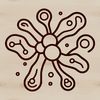 Germs and Microorganisms SVG Clip Art An illustration of bacteria in vector format for graphic design and cutting machine applications.