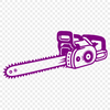 Illustrative diagram of a chainsaw tool in vector format